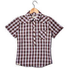 PALAKA POPOVER SHORT SLEEVE BROWN
