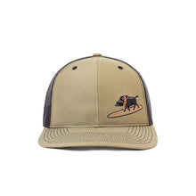 Embroidered Surfing Boar Snapback Olive